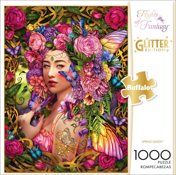 Buffalo Games - Flights of Fantasy - Spring Queen - 1000 Piece Jigsaw Puzzle