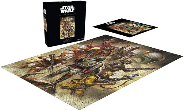 Star Wars Fine Art Collection - Scum and Villainy - 1000 Piece Jigsaw Puzzle