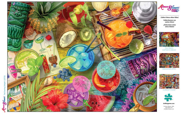 Buffalo Games - Aimee Stewart - Tiki Evening Delight - 1000 Piece Jigsaw Puzzle