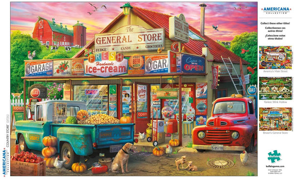 Buffalo Games - Americana Collection - Country Store - 500 Piece Jigsaw Puzzle