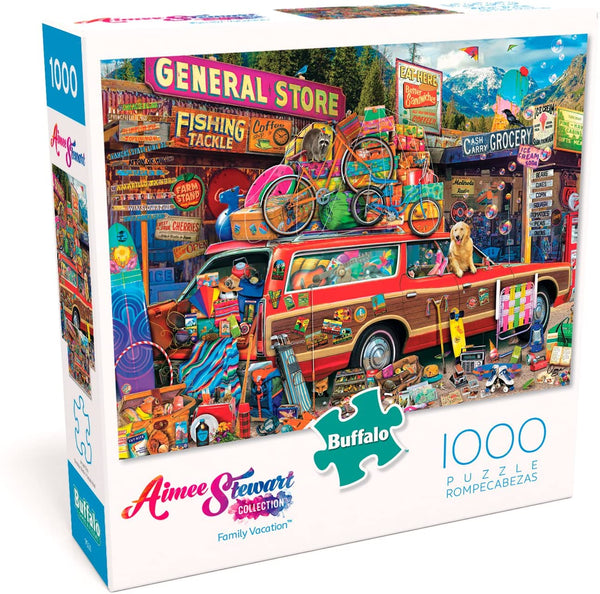 Buffalo Games - Aimee Stewart - Family Vacation - 1000 Piece Jigsaw Puzzle