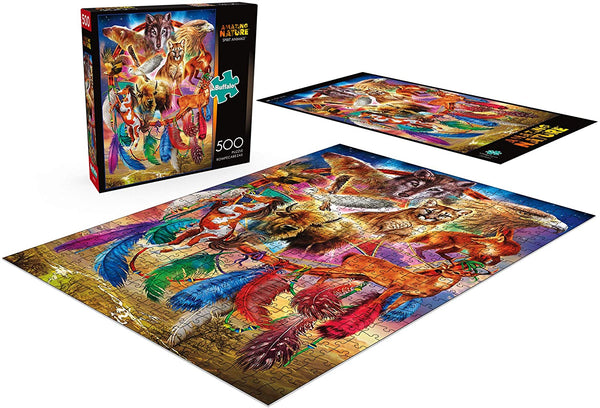 Buffalo Games - Amazing Nature Collection - Spirit Animals - 500 Piece Jigsaw Puzzle