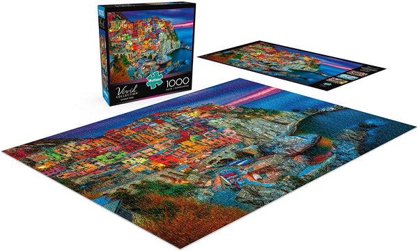 Buffalo Games - Vivid Collection - Cinque Terre - 1000 Piece Jigsaw Puzzle