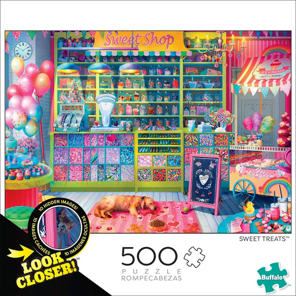 Buffalo Games - Look Closer - Sweet Treats - 500 Piece Jigsaw Puzzle