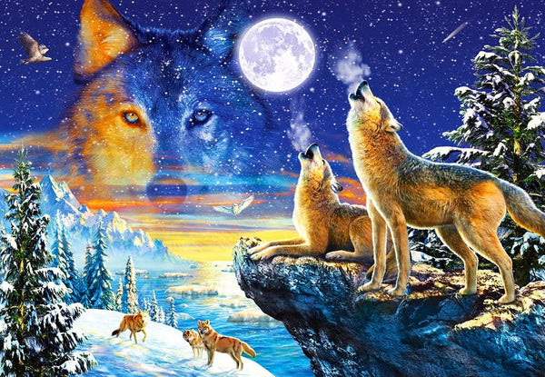 Castorland - Howling Wolves Jigsaw Puzzle (1000 Pieces)