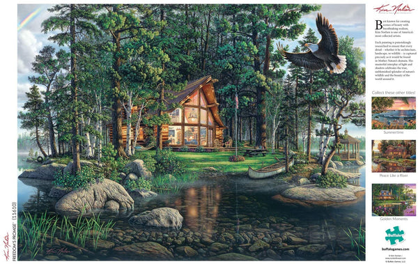 Buffalo Games Freedom's Promise by Kim Norlien Jigsaw Puzzle (1000 Piece)