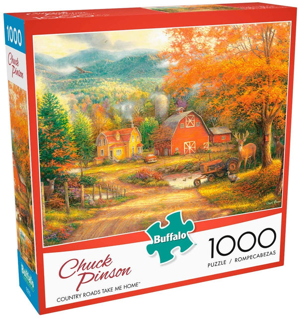 Buffalo Games - Chuck Pinson - Country Roads Take Me Home - 1000 Piece Jigsaw Puzzle
