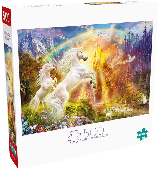 Buffalo Games - Unicorn Sunset - 500 Piece Jigsaw Puzzle