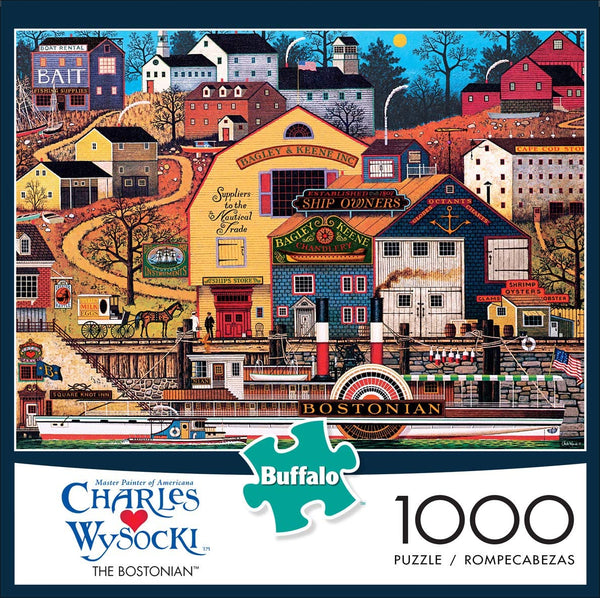 Buffalo Games - Charles Wysocki - The Bostonian - 1000 Piece Jigsaw Puzzle