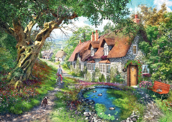 Ravensburger - Flower Hill Lane Jigsaw Puzzle (1000 Pieces)