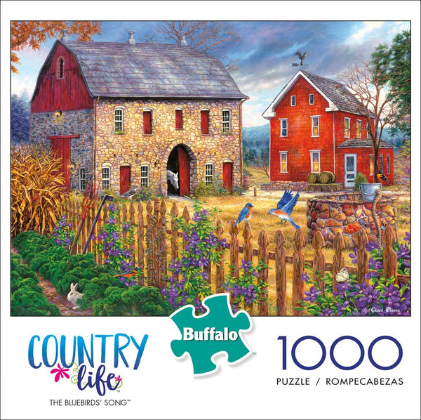 Buffalo Games - Bluebirds Song - 1000 Piece Jigsaw Puzzle