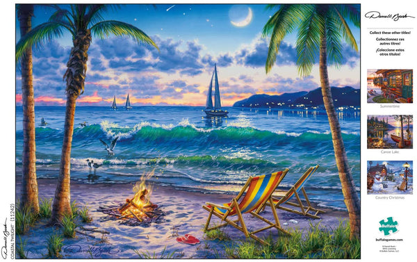 Buffalo Games - Darrell Bush - Coastal Twilight - 1000 Piece Jigsaw Puzzle