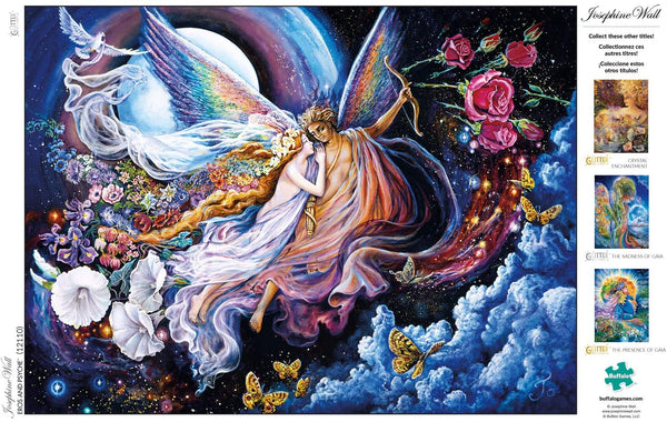 Buffalo Games - Josephine Wall - Eros and Psyche (Glitter Edition) - 1000 Piece Jigsaw Puzzle