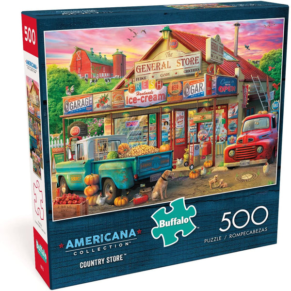 Buffalo Games - Americana Collection - Country Store - 500 Piece Jigsaw Puzzle