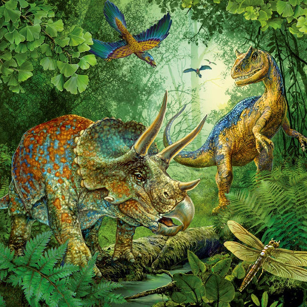Ravensburger - Dinosaur Fascination Puzzle 3x49 pc , Children's Puzzles 9317