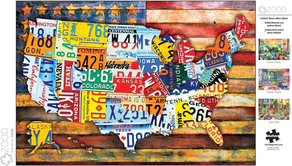 Buffalo Games - Road Trip USA - 2000 Piece Jigsaw Puzzle
