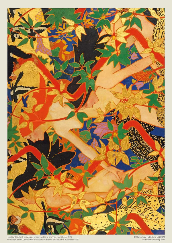 Flame Tree Studio - The Hunt by Robert Burns Jigsaw Puzzle (1000 Pieces)