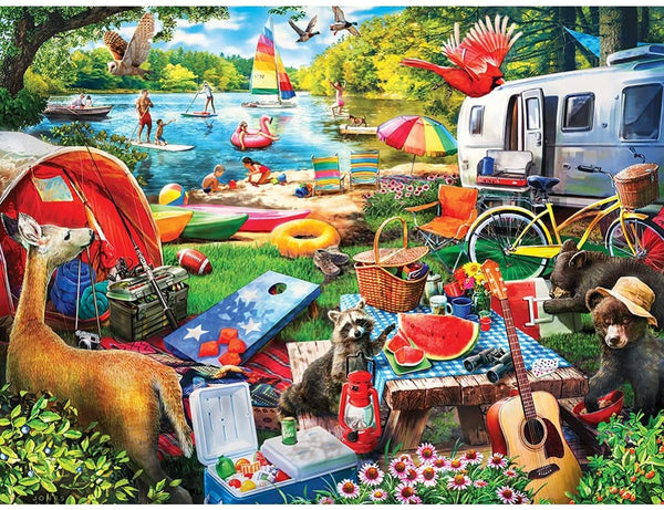 Masterpieces - Campside - Little Rascals EZ Grip Jigsaw Puzzle (300 Pieces)