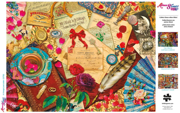 Buffalo Games - Aimee Stewart - A Vintage Love Letter - 1000 Piece Jigsaw Puzzle