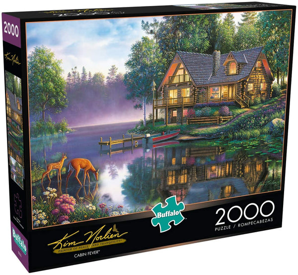 Buffalo Games - Kim Norlien - Cabin Fever - 2000 Piece Jigsaw Puzzle