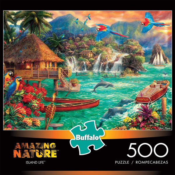 Buffalo Games - Island Life - 500 Piece Jigsaw Puzzle