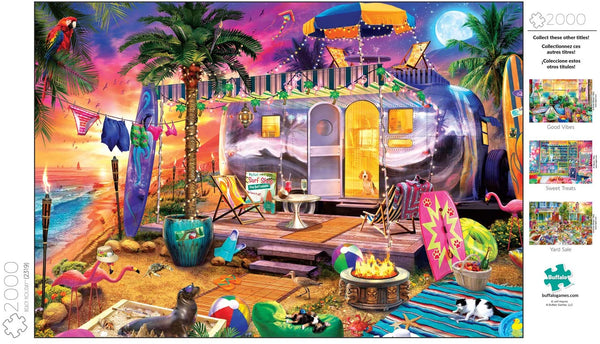 Buffalo Games - Beach Holiday - 2000 Piece Jigsaw Puzzle