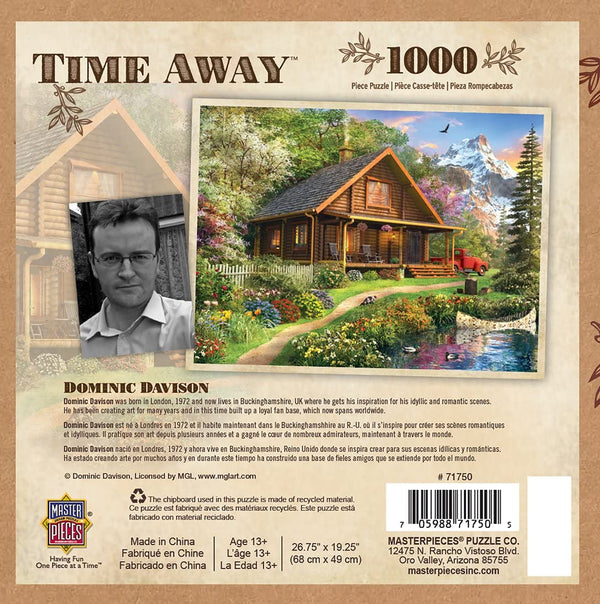 Masterpieces - Time Away Mountain Retreat Jigsaw Puzzle (1000 Pieces)