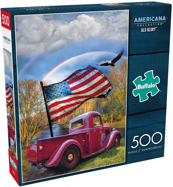 Buffalo Games - Americana Collection - Old Glory - 500 Piece Jigsaw Puzzle