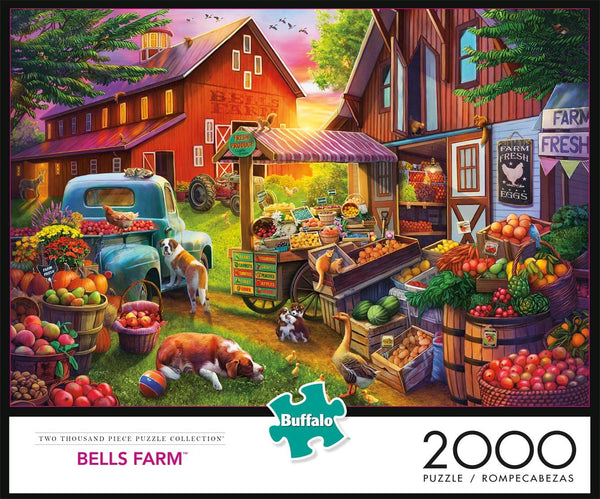 Buffalo Games - Bell's Farm - 2000 Piece Jigsaw Puzzle