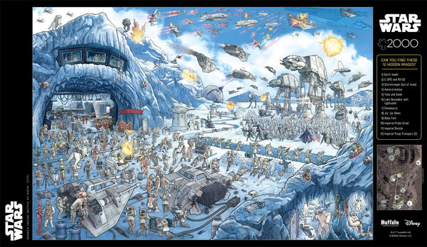 Star Wars - Search Inside: Battle of Hoth - 2000 Piece Jigsaw Puzzle