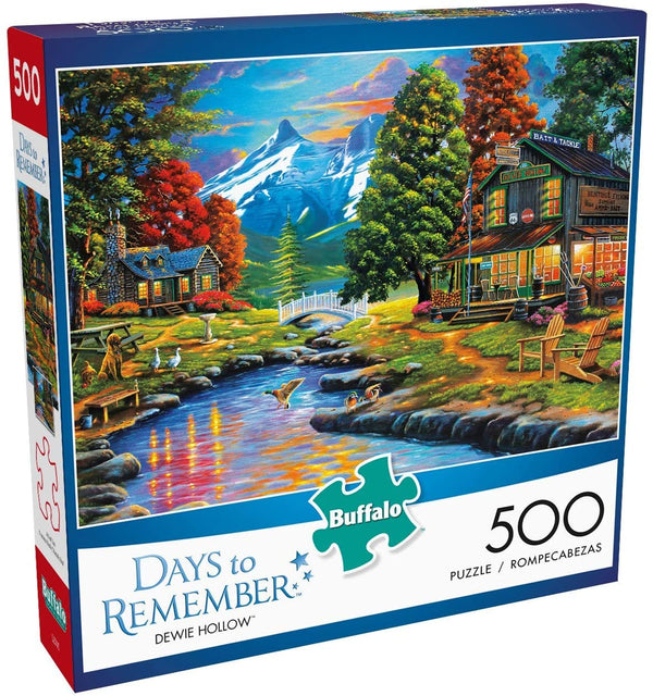 Buffalo Games Dewie Hollow Jigsaw Puzzle from The Days to Remember Collection (500 Pieces)