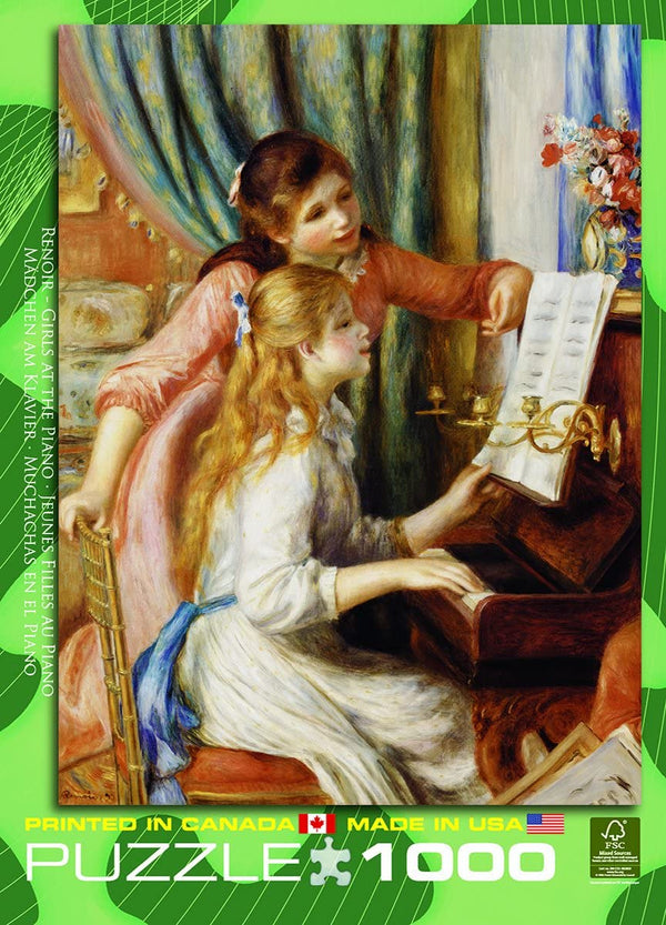 EuroGraphics - Renoir Girls On The Piano Jigsaw Puzzle (1000 Pieces)
