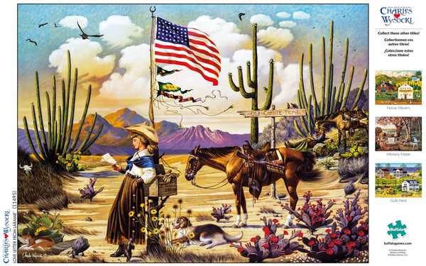 Buffalo Games - Charles Wysocki - Love Letter from Laramie - 1000 Piece Jigsaw Puzzle