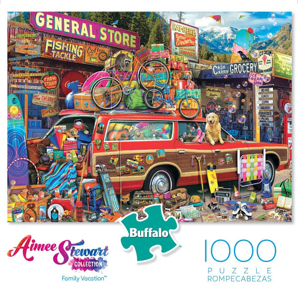Buffalo Games - Aimee Stewart - Family Vacation - 1000 Piece Jigsaw Puzzle