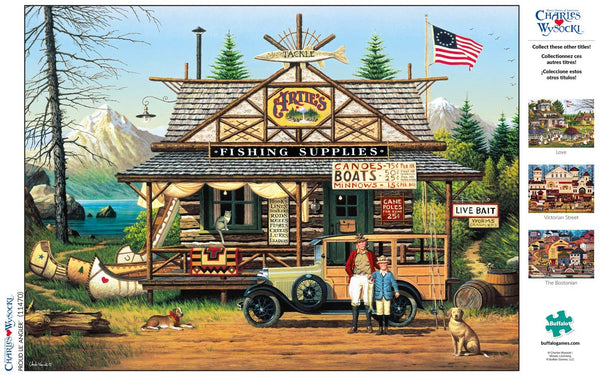 Buffalo Games - Charles Wysocki - Proud Lil' Angler - 1000 Piece Jigsaw Puzzle
