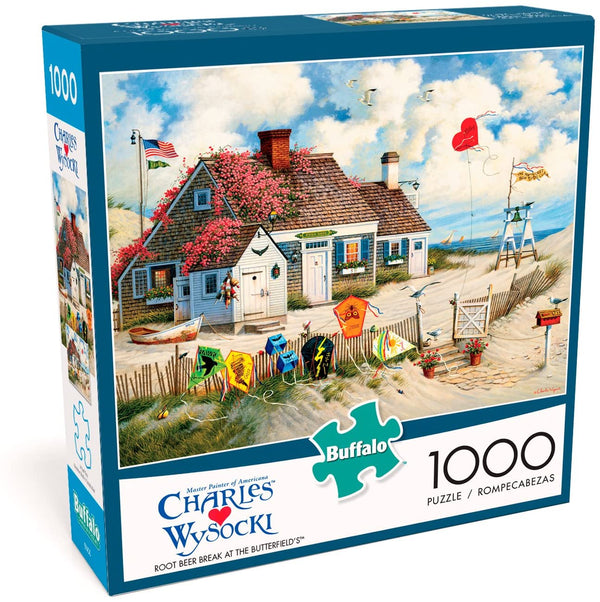 Buffalo Games - Charles Wysocki - Root Beer Break at The Butterfield's - 1000 Piece Jigsaw Puzzle