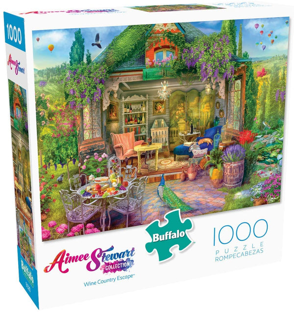 Buffalo Games - Aimee Stewart - Wine Country Escape - 1000 Piece Jigsaw Puzzle