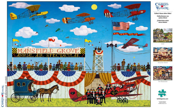 Buffalo Games - Charles Wysocki - Mansfield Air Spectacular - 1000 Piece Jigsaw Puzzle