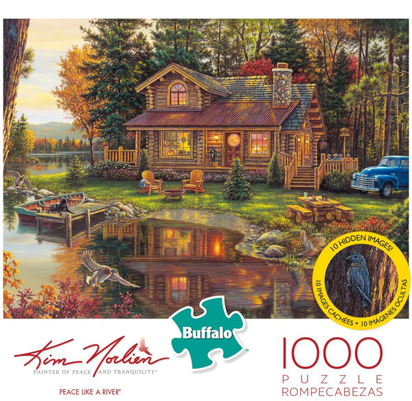 Buffalo Games - Kim Norlien - Peace Like A River - 1000 Piece Jigsaw Puzzle