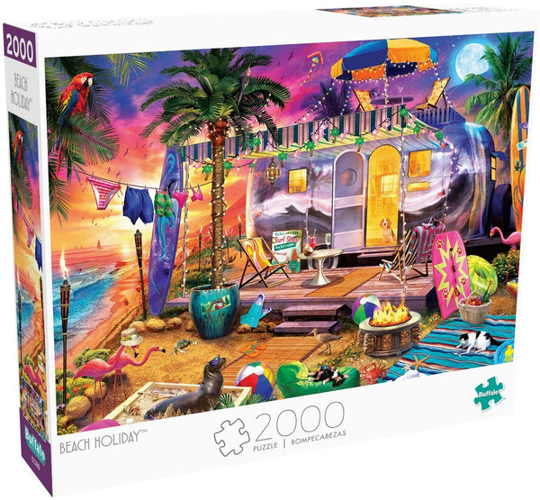 Buffalo Games - Beach Holiday - 2000 Piece Jigsaw Puzzle