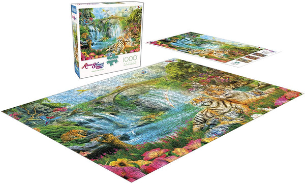 Buffalo Games - Aimee Stewart - Majestic Tiger Grotto - 1000Piece Jigsaw Puzzle
