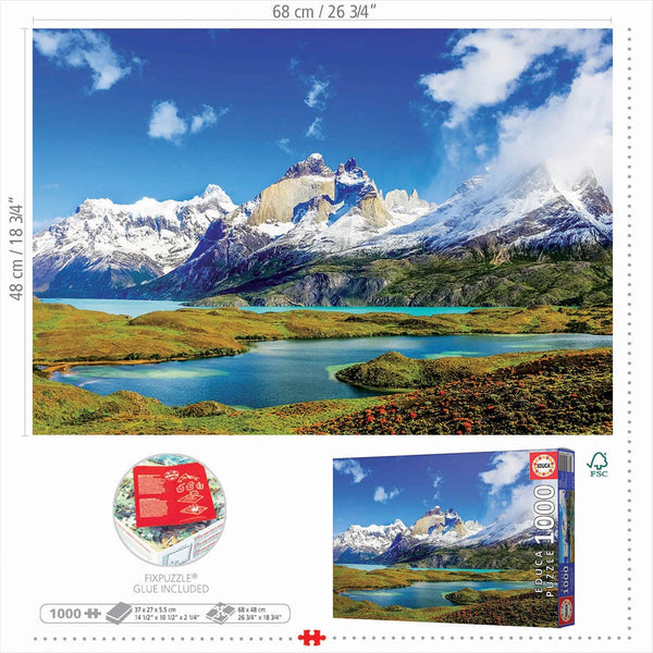 Educa - Torres Del Paine Patagonia Jigsaw Puzzle (1000 Pieces)