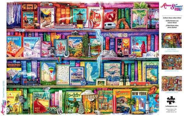 Buffalo Games - Aimee Stewart - Travel Trinkets - 1000 Piece Jigsaw Puzzle