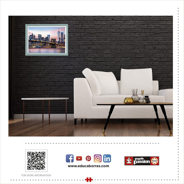 Educa - Neon Brooklyn Bridge Jigsaw Puzzle (1000 Pieces)