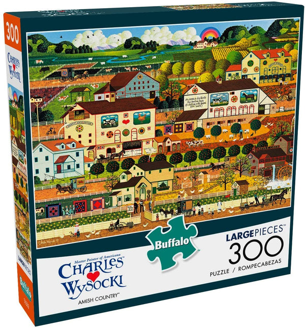 Buffalo Games - Charles Wysocki - Amish Country - 300 Large Piece Jigsaw Puzzle