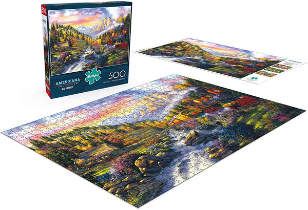 Buffalo Games - Americana Collection - All Aboard! - 500 Piece Jigsaw Puzzle
