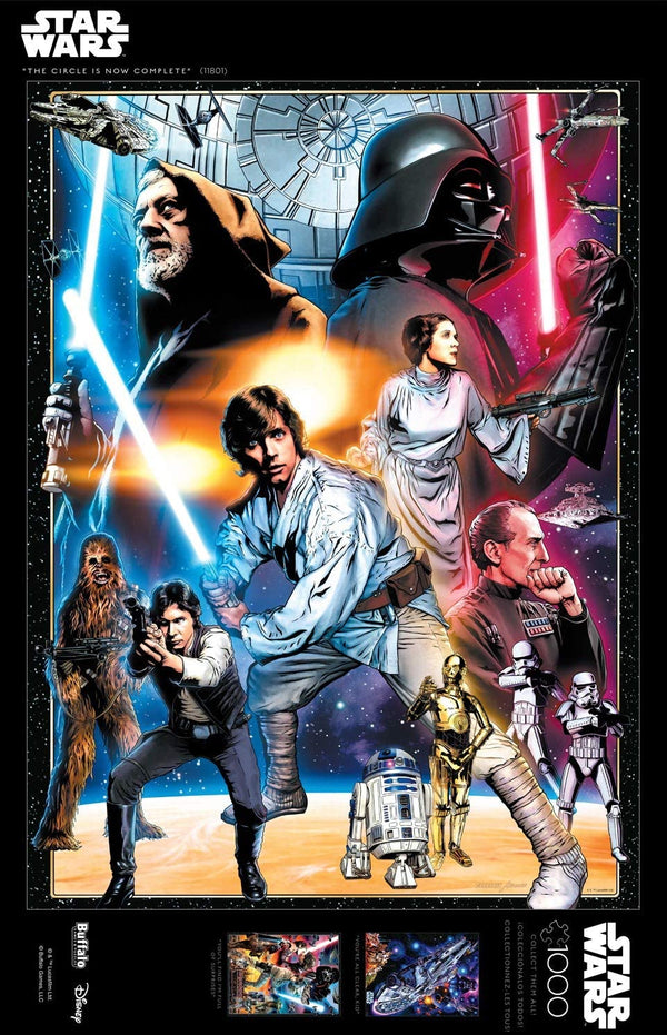 Buffalo Games Star Wars - The Circle is Now Complete 1000 piece Jigsaw Puzzle
