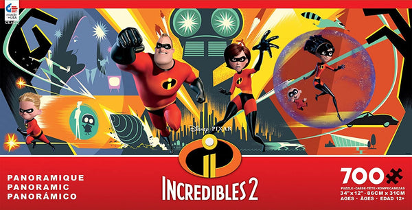 Ceaco Disney Panoramic Incredibles 2 Puzzle (700 Piece)