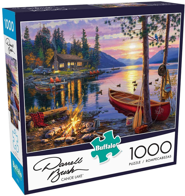 Buffalo Games - Darrell Bush - Canoe Lake - 1000 Piece Jigsaw Puzzle