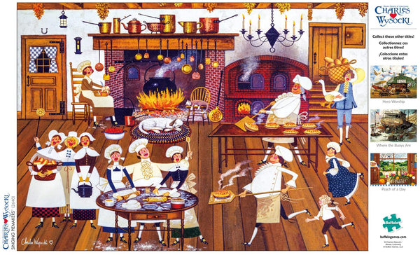 Buffalo Games - Charles Wysocki - Singing Piemakers - 300 Large Piece Jigsaw Puzzle